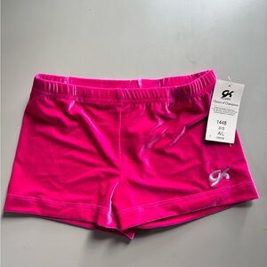 GK Elite velvet pink micro mini shorts AL